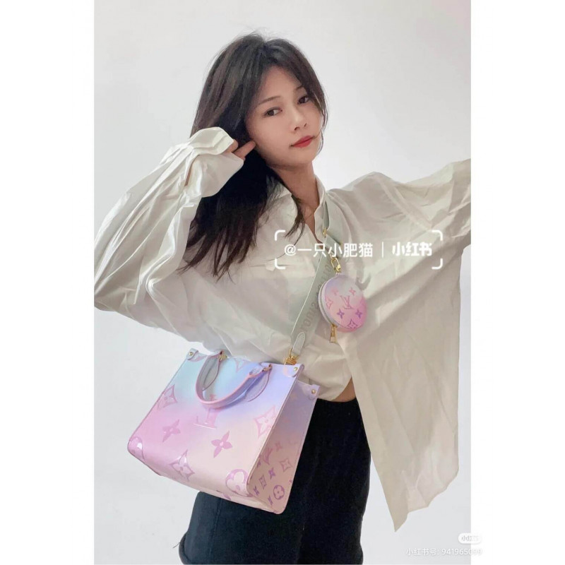 Louis Vuitton Onthego PM M59856 Sunrise Pastel-1