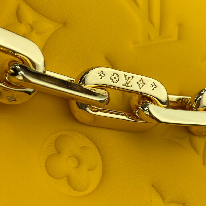 Louis Vuitton Coussin PM Bolsa M20378 Amarillo-10