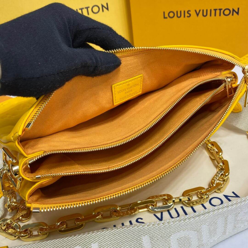 Louis Vuitton Coussin PM Bolsa M20378 Amarillo-12