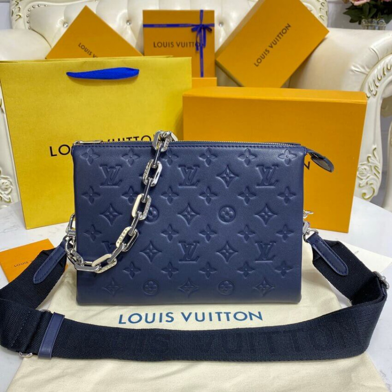 Louis Vuitton Coussin PM M20379 azul marino-4