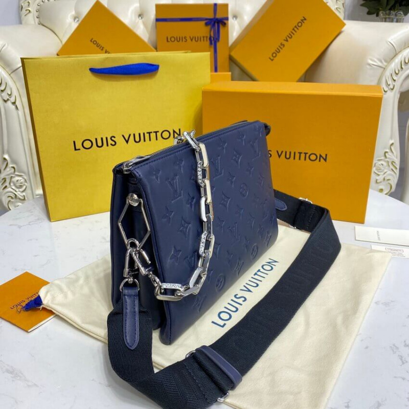 Louis Vuitton Coussin PM M20379 azul marino-5