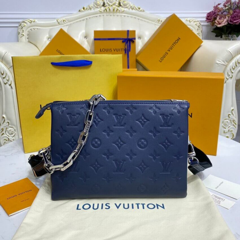 Louis Vuitton Coussin PM M20379 azul marino-6