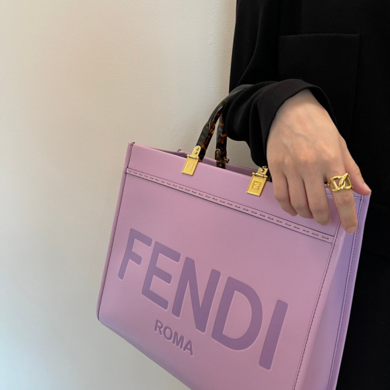 Fendi Medium Sunshine Shopper 8BH386 Purple-1