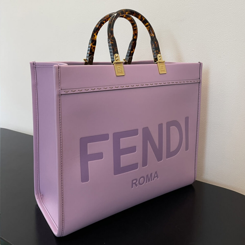 Fendi Medium Sunshine Shopper 8BH386 Purple-4
