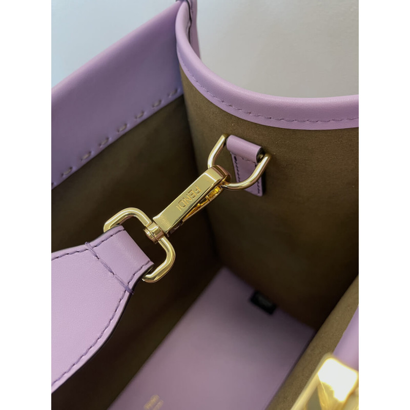 Fendi Medium Sunshine Shopper 8BH386 Purple-7