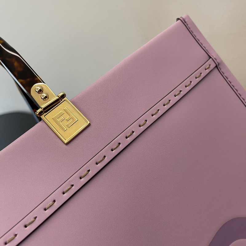 Fendi Medium Sunshine Shopper 8BH386 Purple-8