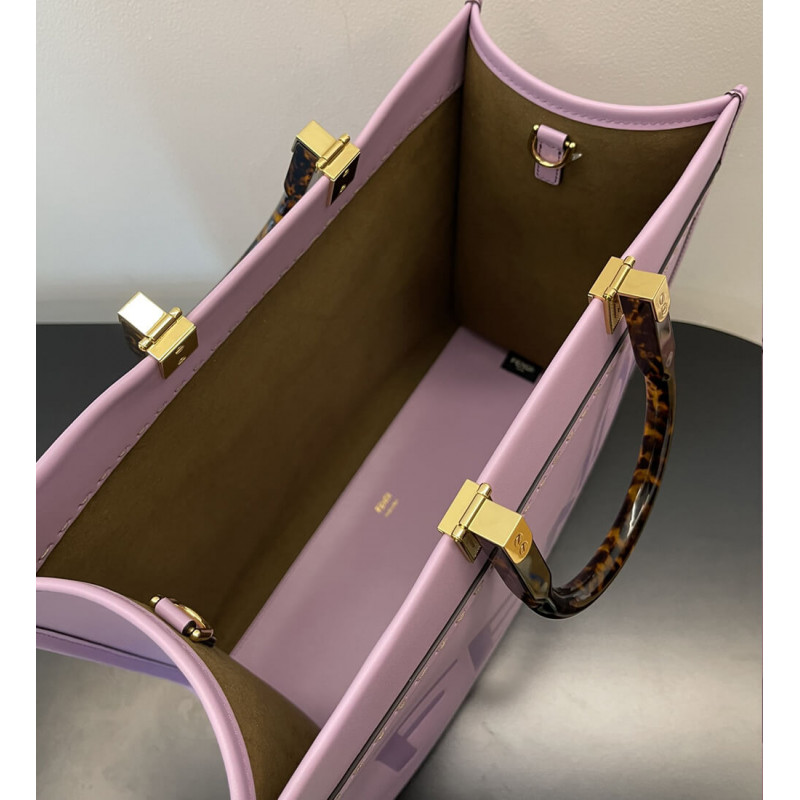 Fendi Medium Sunshine Shopper 8BH386 Purple-9