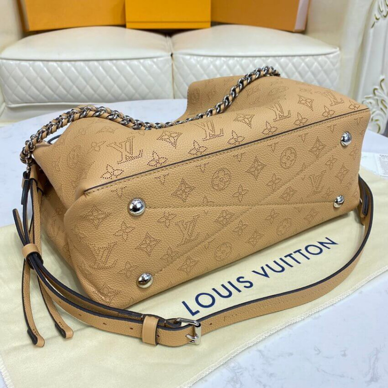 Louis Vuitton Mahina Becerro de cuero Bella Tote M59655 Arizona Brown-7