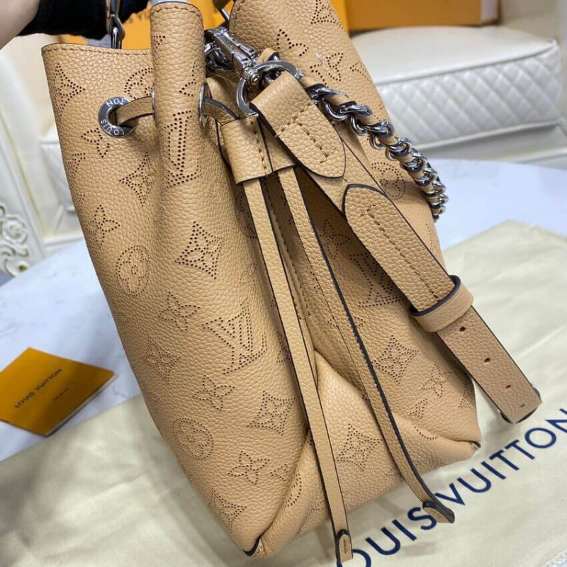 Louis Vuitton Mahina Becerro de cuero Bella Tote M59655 Arizona Brown-8