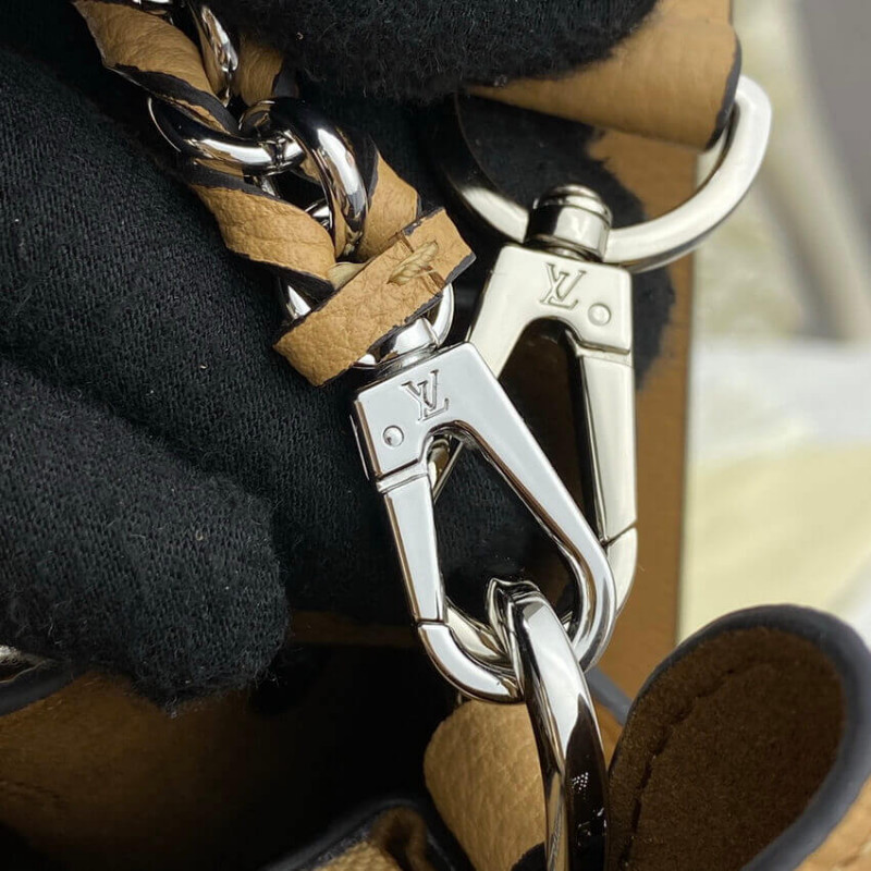 Louis Vuitton Mahina Becerro de cuero Bella Tote M59655 Arizona Brown-11