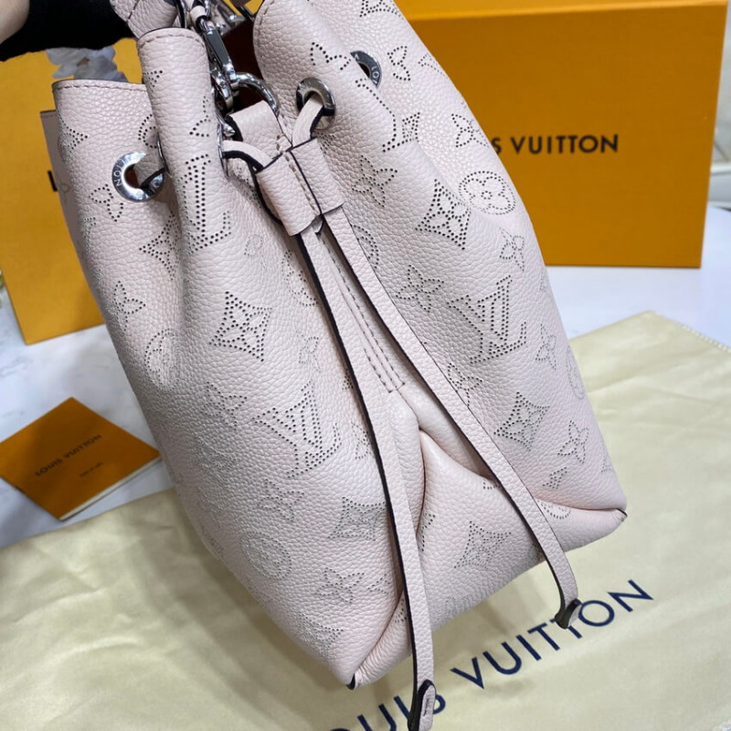 Louis Vuitton Mahina Becerro de cuero Bella Tote M59203 Crema-10