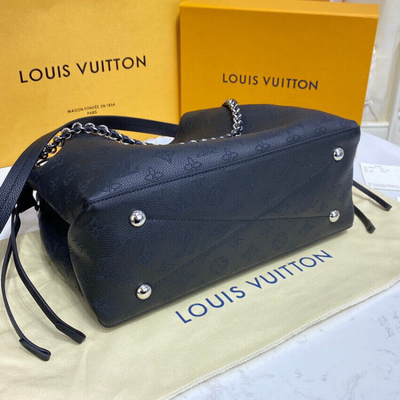Louis Vuitton Mahina Becerro de cuero Bella Tote M59200 Negro-9