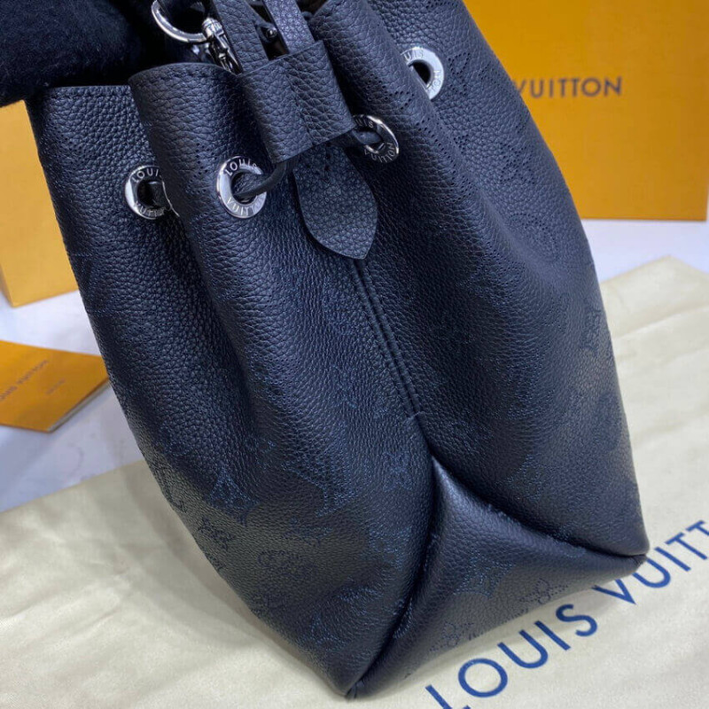 Louis Vuitton Mahina Becerro de cuero Bella Tote M59200 Negro-10