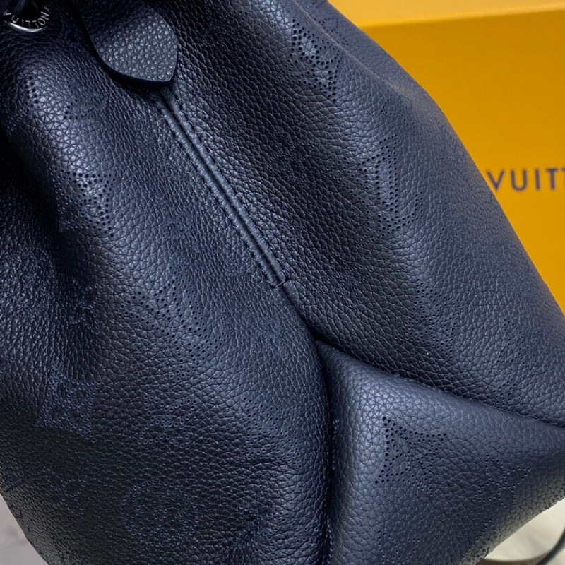 Louis Vuitton Mahina Becerro de cuero Bella Tote M59200 Negro-11