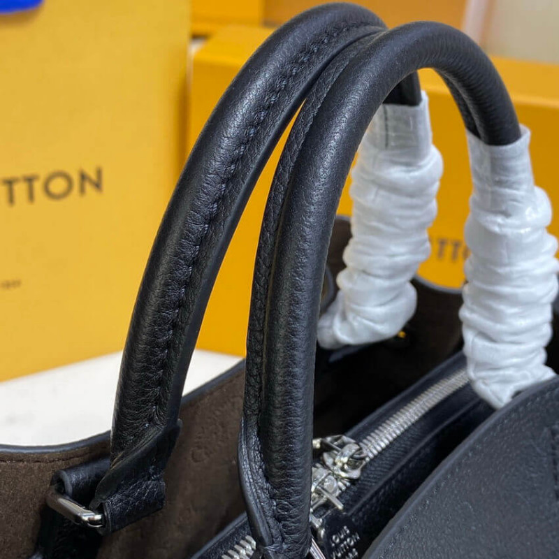 Louis Vuitton Mahina Becerro de cuero Bella Tote M59200 Negro-12