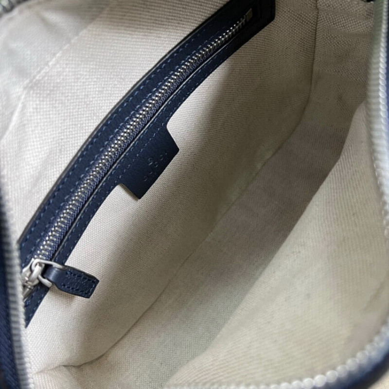 Gucci Horsebit 1955 Bolsa pequeña en azul 645454-7
