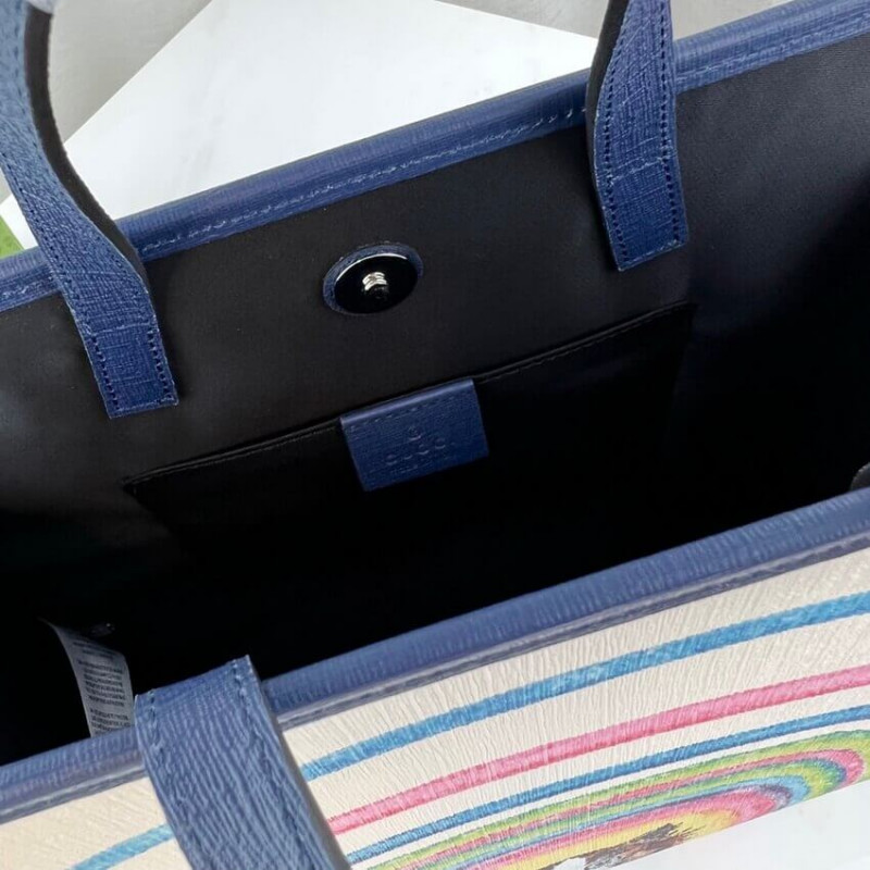 Gucci Tote Bolsa Cat Print 605614-9