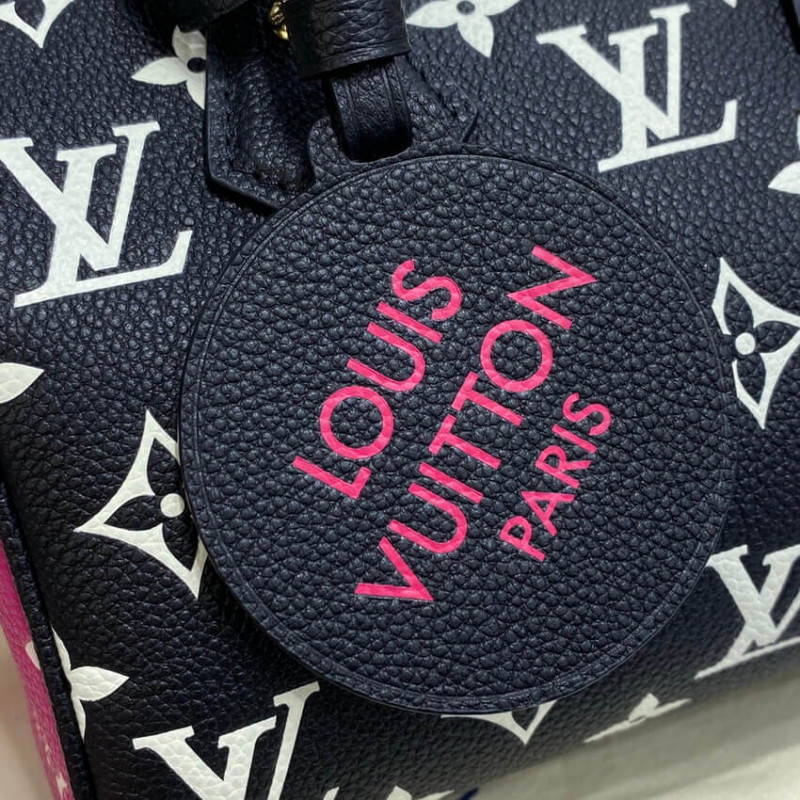 Louis Vuitton Monogram Empreinte Leather Speedy Bandouliere 20 M46118 M46088-7