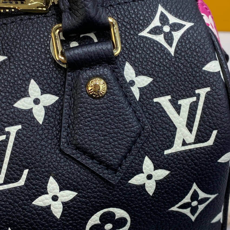 Louis Vuitton Monogram Empreinte Leather Speedy Bandouliere 20 M46118 M46088-8