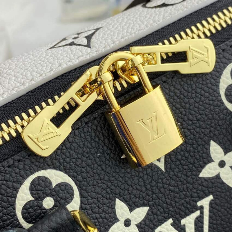 Louis Vuitton Monogram Empreinte Leather Speedy Bandouliere 20 M46118 M46088-9