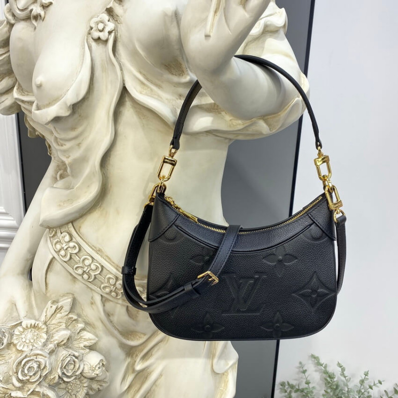 Louis Vuitton Monogram Empreinte Leather Bolsaatelle M46002 Negro-1