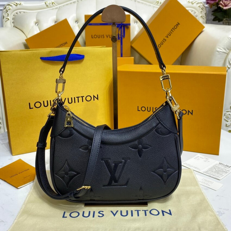 Louis Vuitton Monogram Empreinte Leather Bolsaatelle M46002 Negro-2