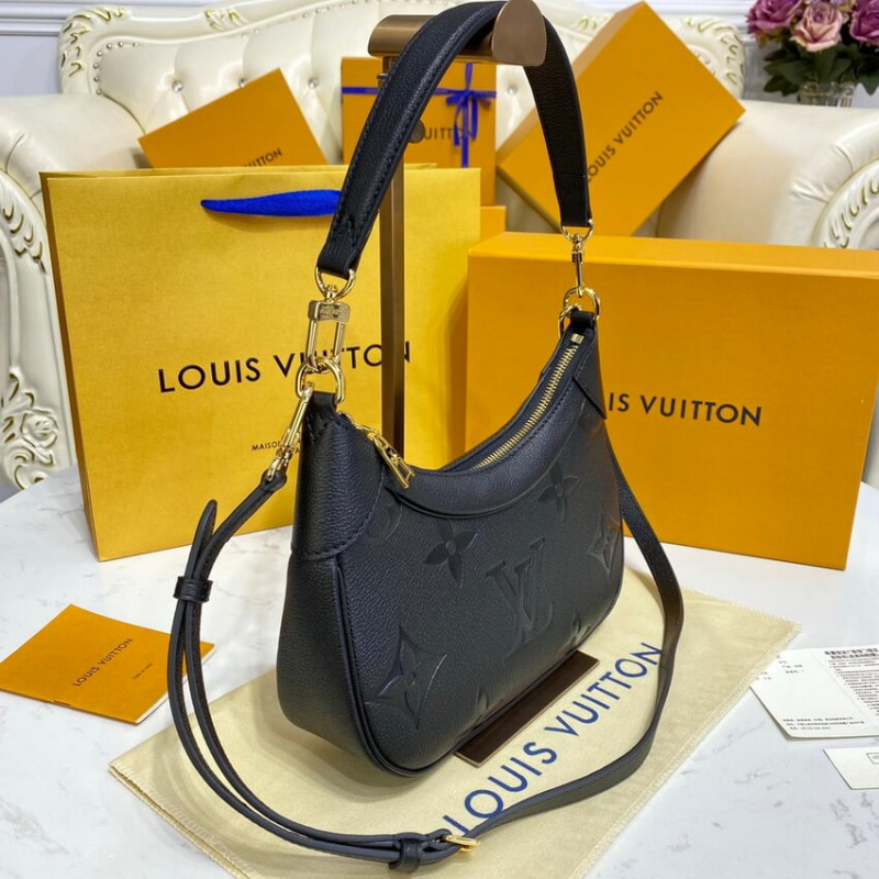 Louis Vuitton Monogram Empreinte Leather Bolsaatelle M46002 Negro-3