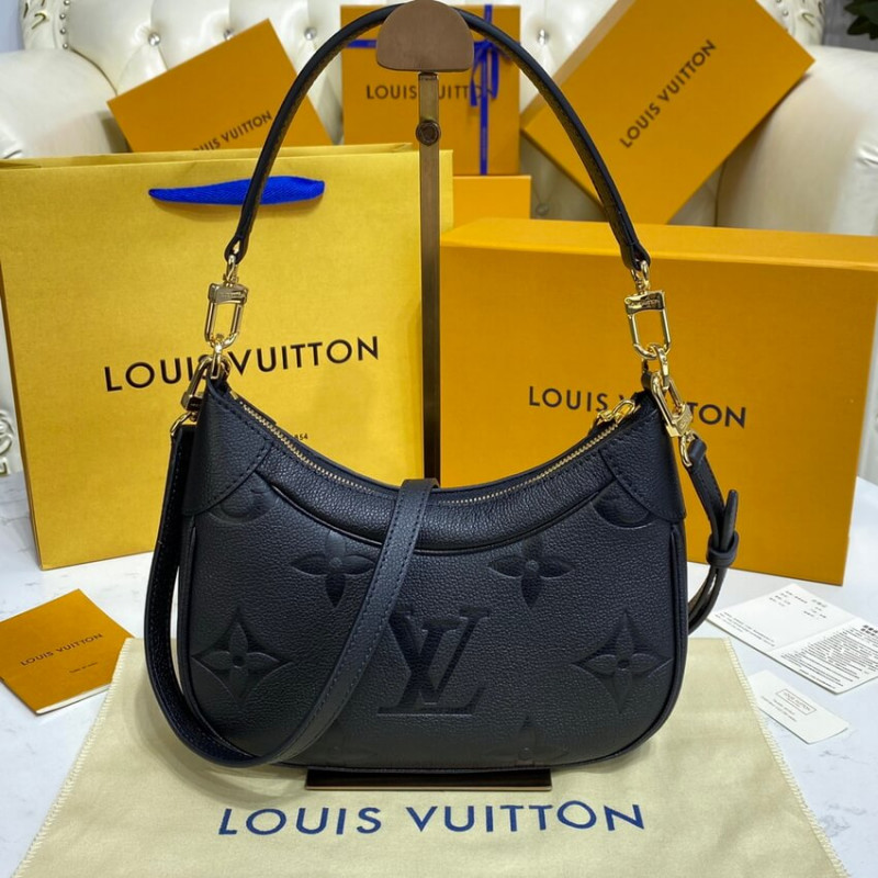 Louis Vuitton Monogram Empreinte Leather Bolsaatelle M46002 Negro-5