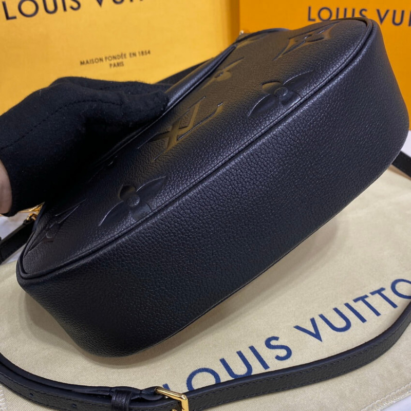 Louis Vuitton Monogram Empreinte Leather Bolsaatelle M46002 Negro-6