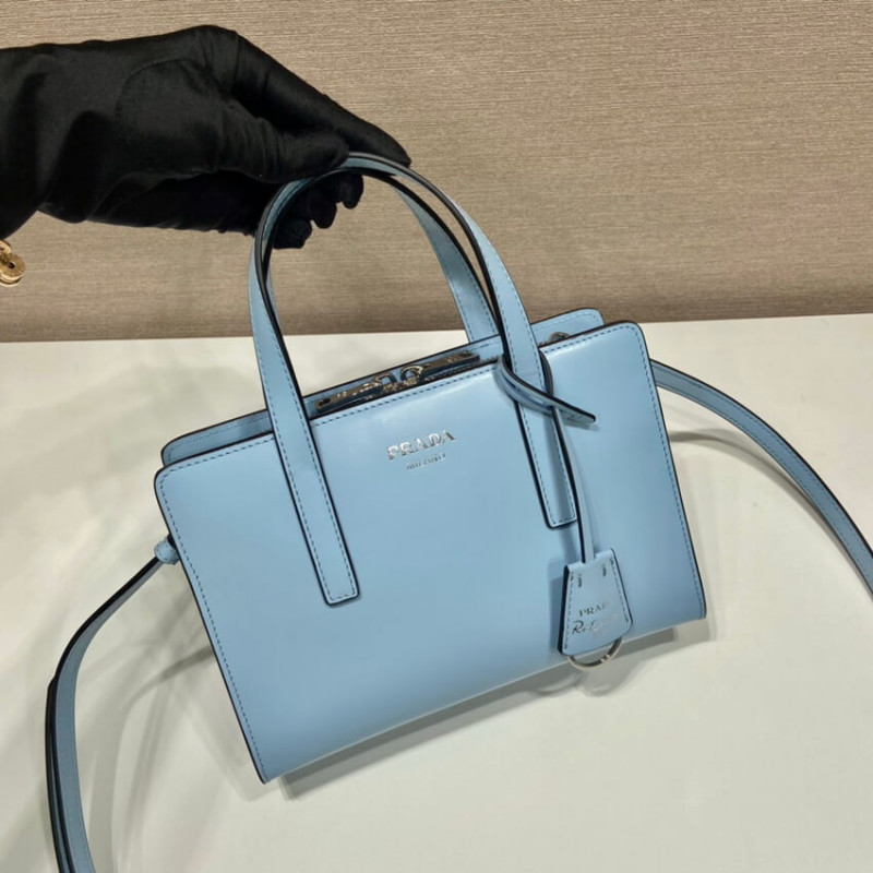 Prada reedición 1995 Mini bolso de cuero cepillado 1BA357-9