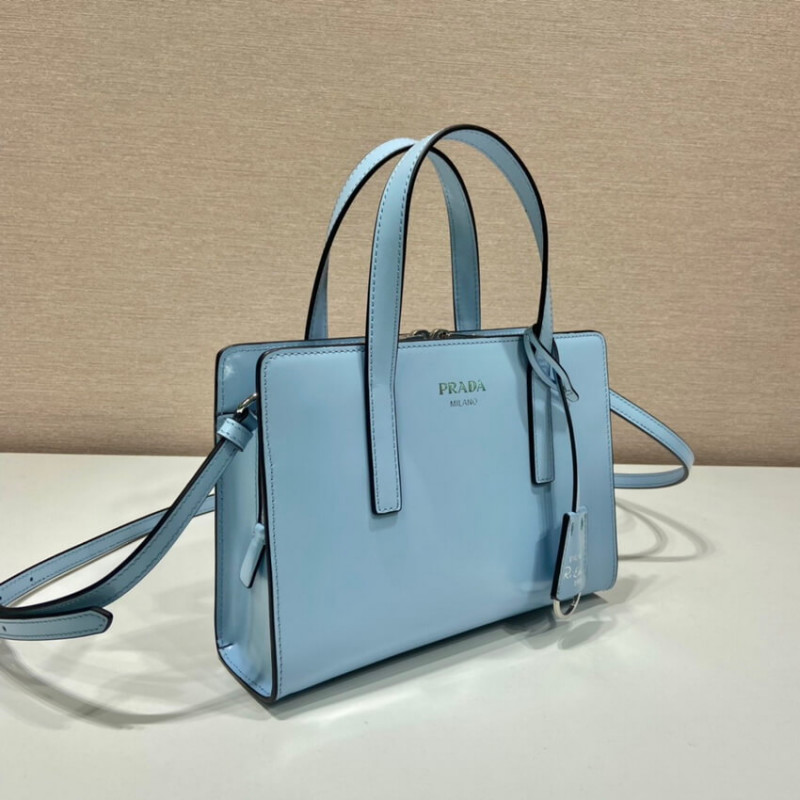 Prada reedición 1995 Mini bolso de cuero cepillado 1BA357-10