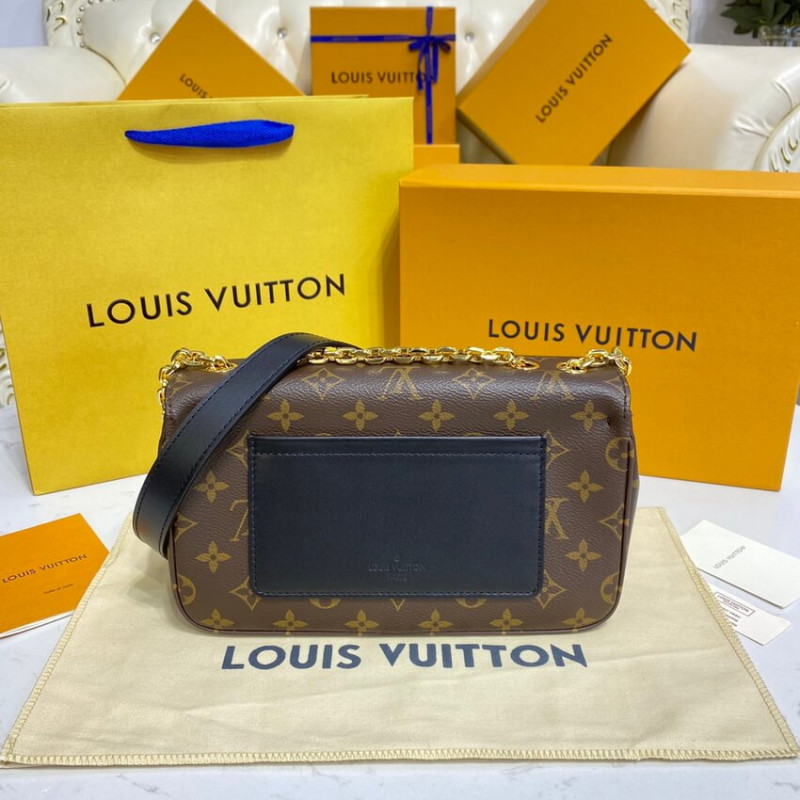 Louis Vuitton Monogram Leather Marceau debe bolsa M46126 M46127-7