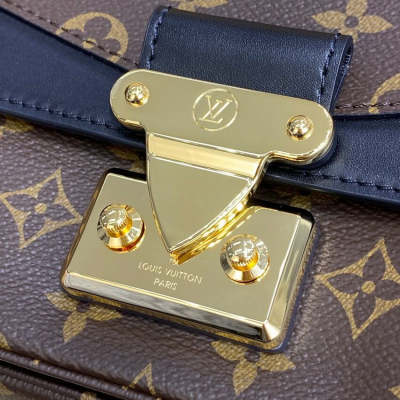 Louis Vuitton Monogram Leather Marceau debe bolsa M46126 M46127-10