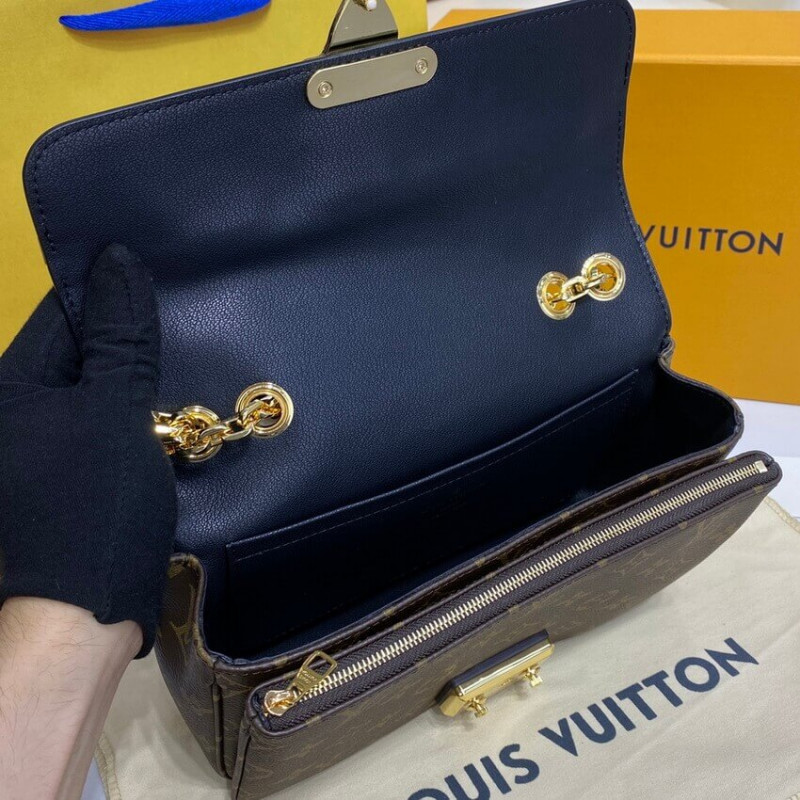 Louis Vuitton Monogram Leather Marceau debe bolsa M46126 M46127-13
