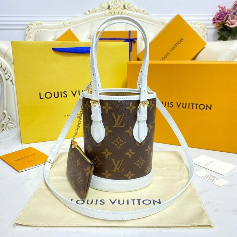 Louis Vuitton Monogram Nano Bucket Bolsa M81489-8