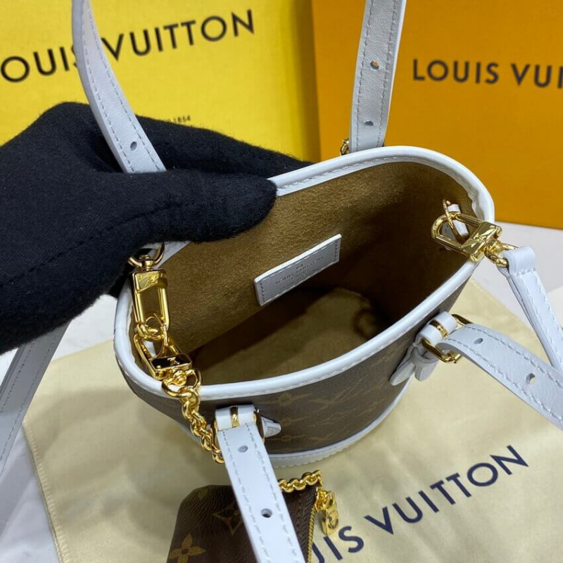 Louis Vuitton Monogram Nano Bucket Bolsa M81489-16