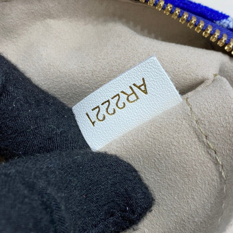 Louis Vuitton Monogram Jacquard Velvet Speedy Bandouliere 20 M20751-13