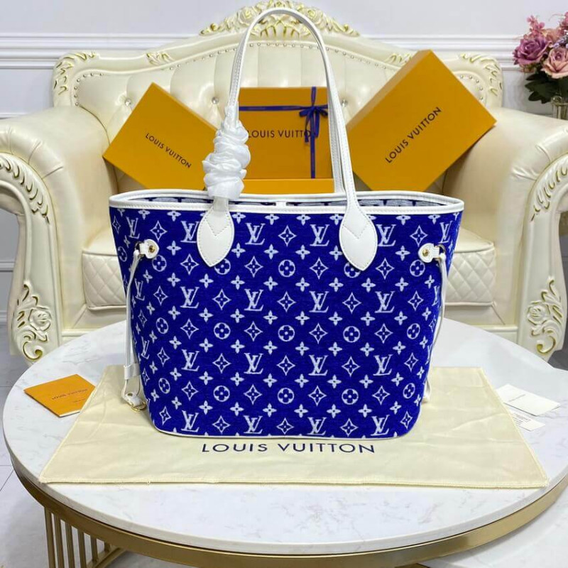 Louis Vuitton Monogram Jacquard Velvet Neverfull MM M46220-3