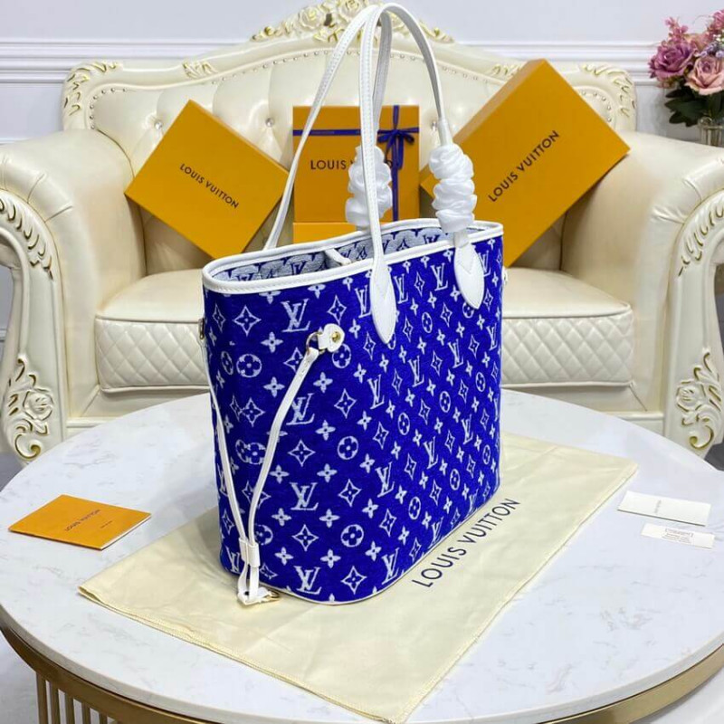 Louis Vuitton Monogram Jacquard Velvet Neverfull MM M46220-4