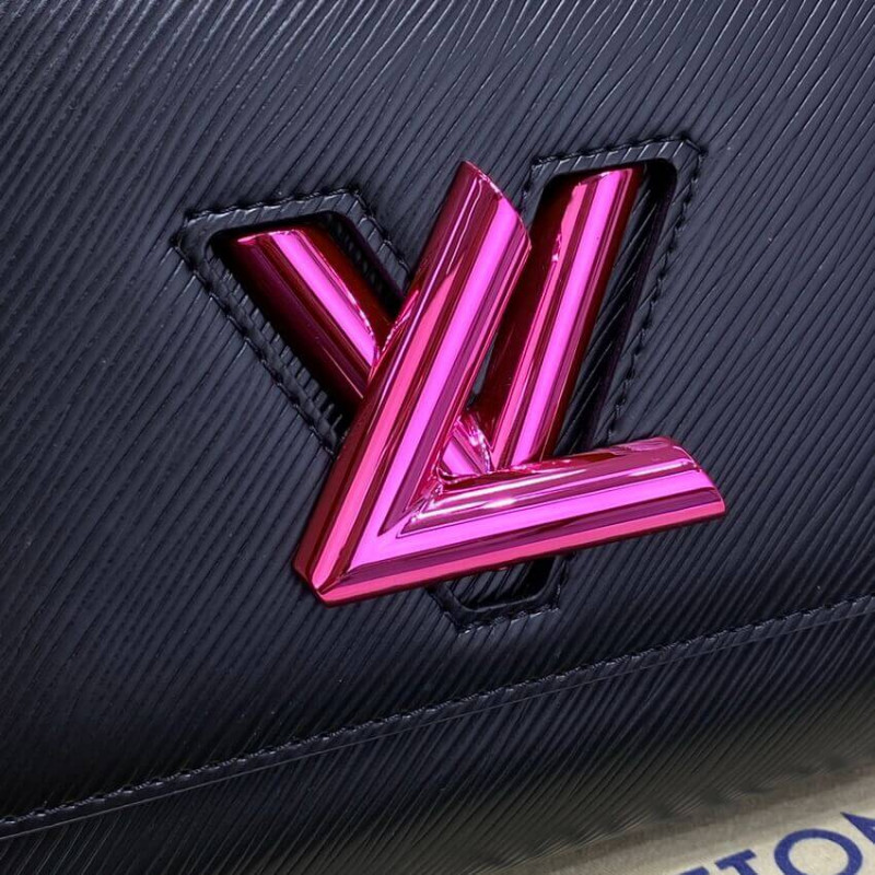 Louis Vuitton Epi Leather Twist MM M59416 Negro-8