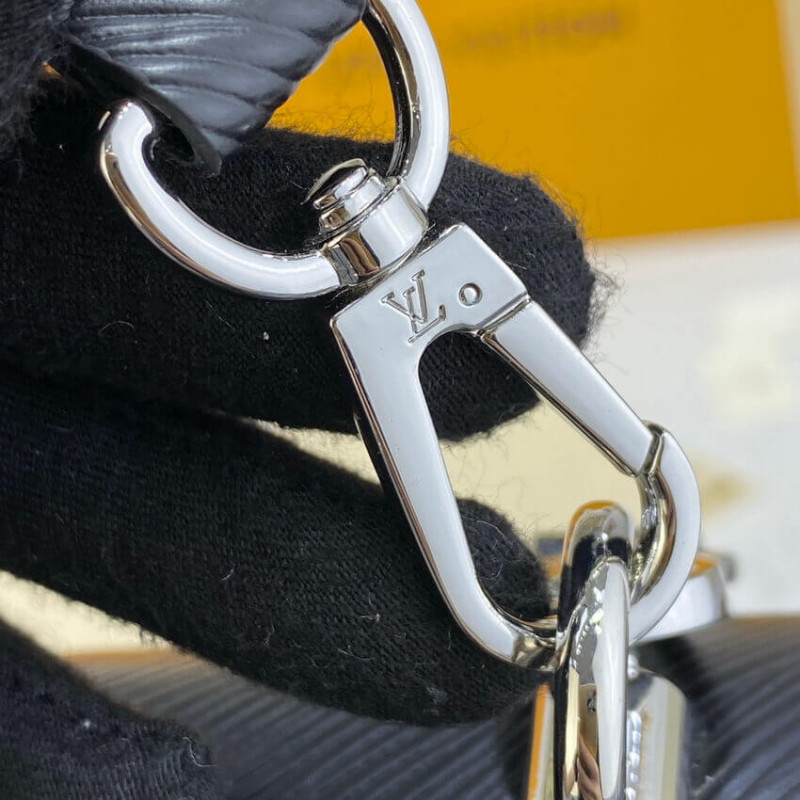 Louis Vuitton Epi Leather Twist MM M59416 Negro-10
