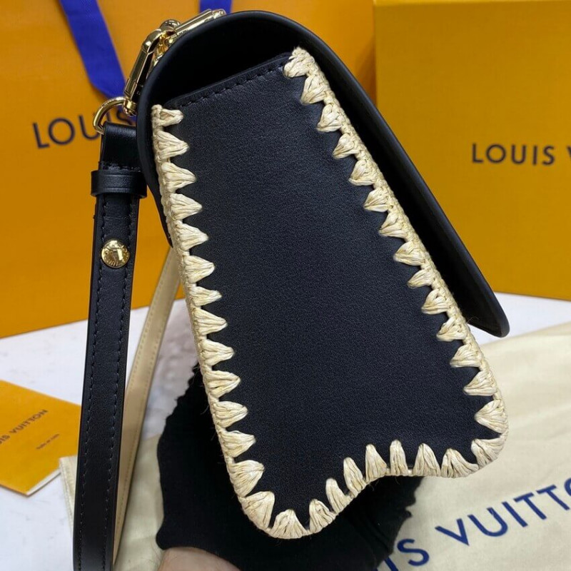 Louis Vuitton Twist MM M57647 Negro-6