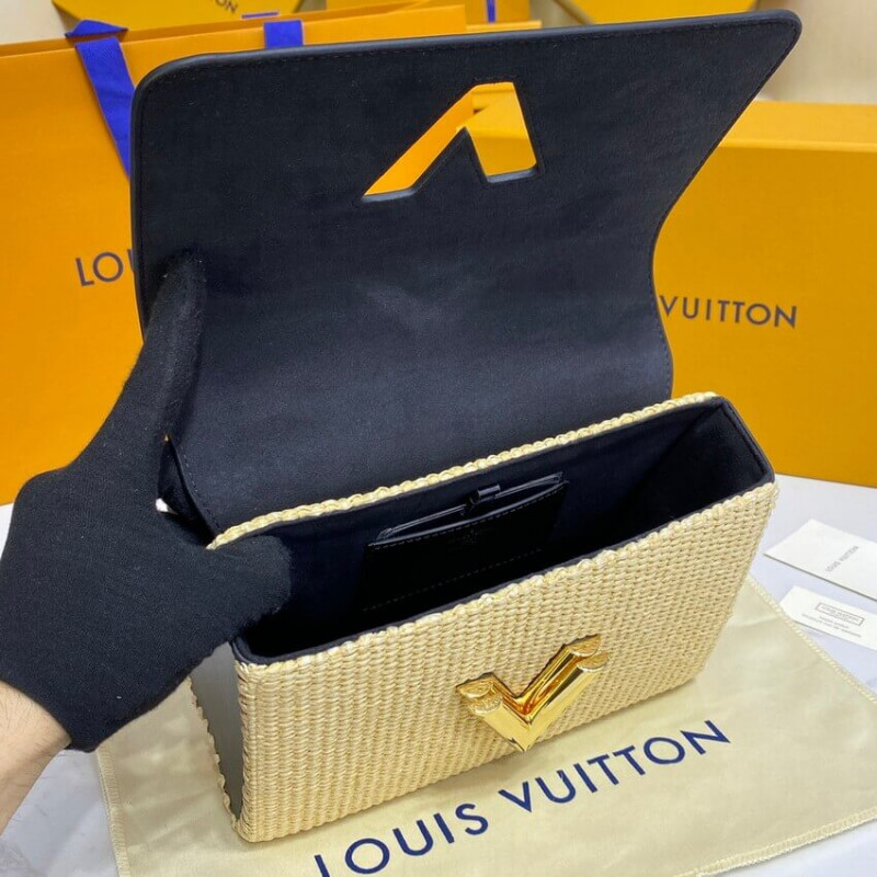 Louis Vuitton Twist MM M57647 Negro-10