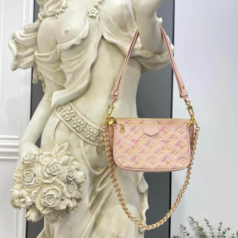 Louis Vuitton Multi Pochette AccessOires M46093 Pink-1
