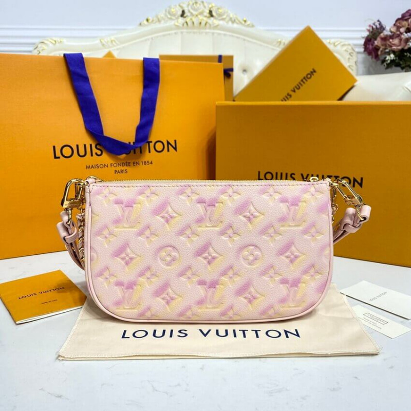 Louis Vuitton Multi Pochette AccessOires M46093 Pink-4
