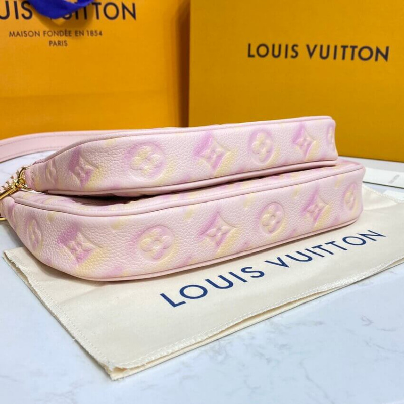 Louis Vuitton Multi Pochette AccessOires M46093 Pink-5