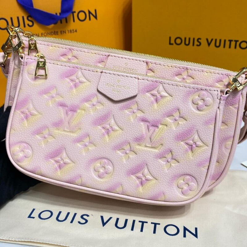 Louis Vuitton Multi Pochette AccessOires M46093 Pink-6