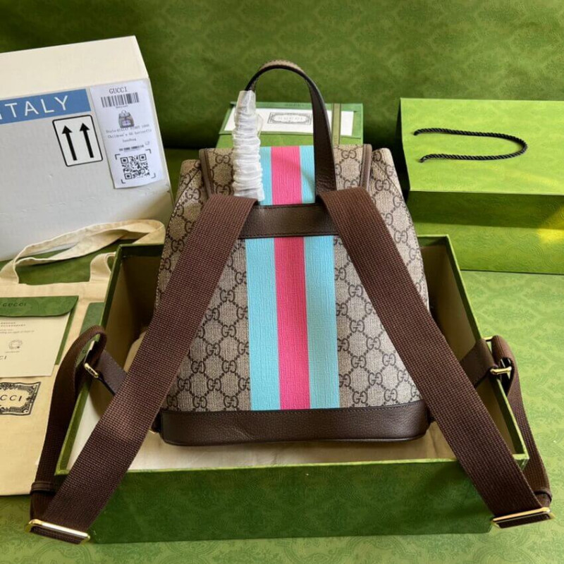 mochila Gucci con entrelazado G 674147-3