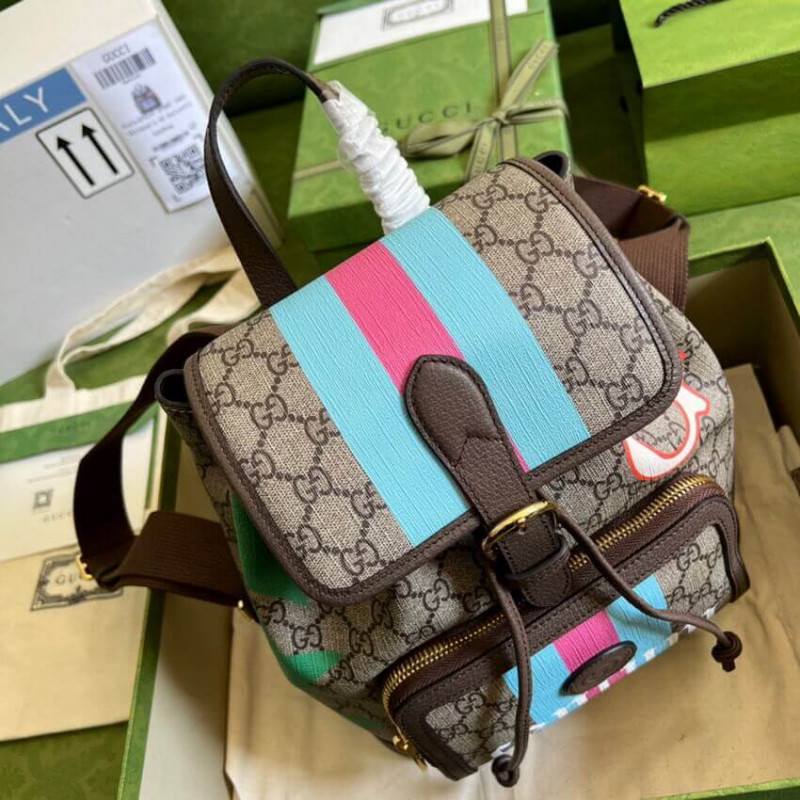 mochila Gucci con entrelazado G 674147-7