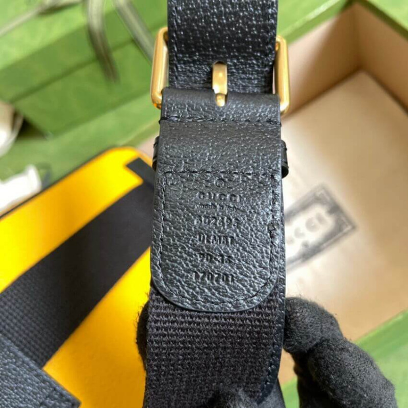 bolso de correa de 100 Gucci en cuero amarillo 602695-8